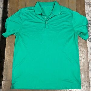Green Nike Dri-Fit Golf Polo